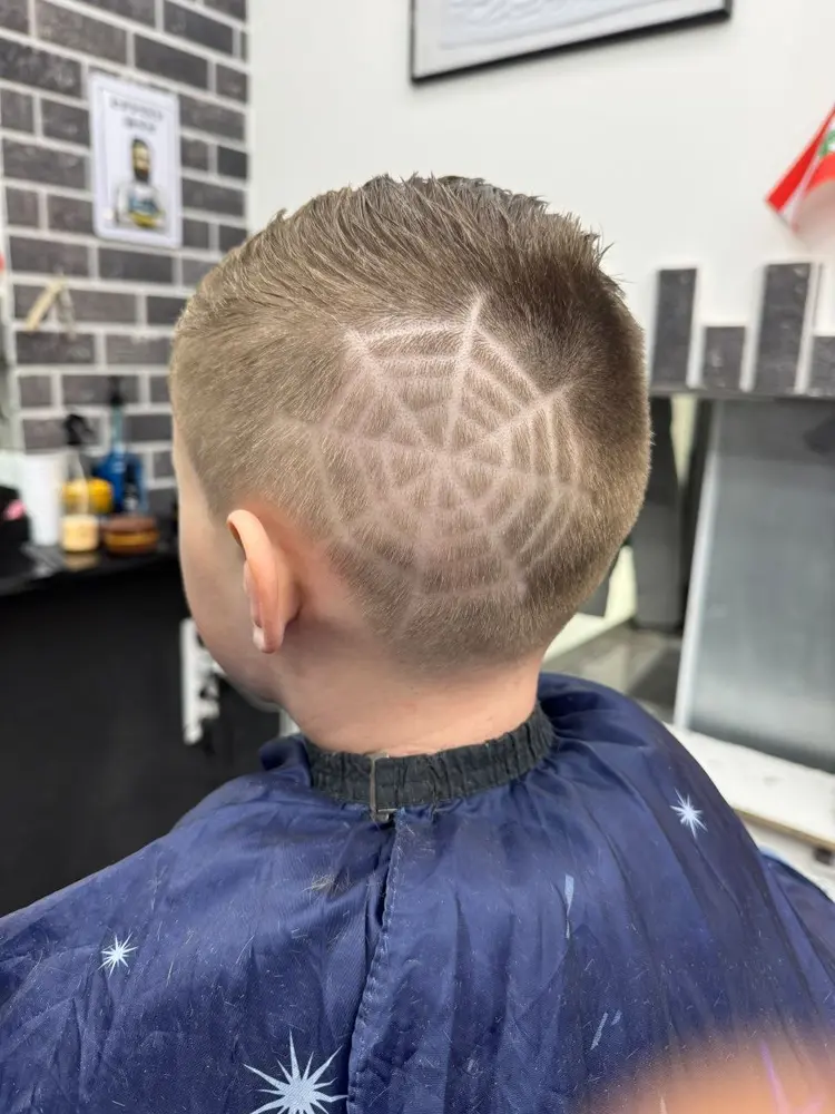 Haarpatroon bij Barbier Achie